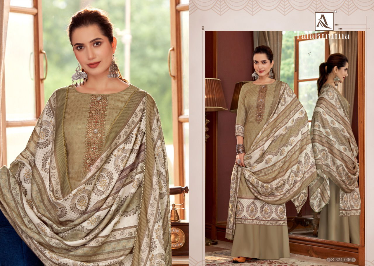 Alok Falaknuma Winter Casual Daily Wear Wool Printed Pashmina Collection